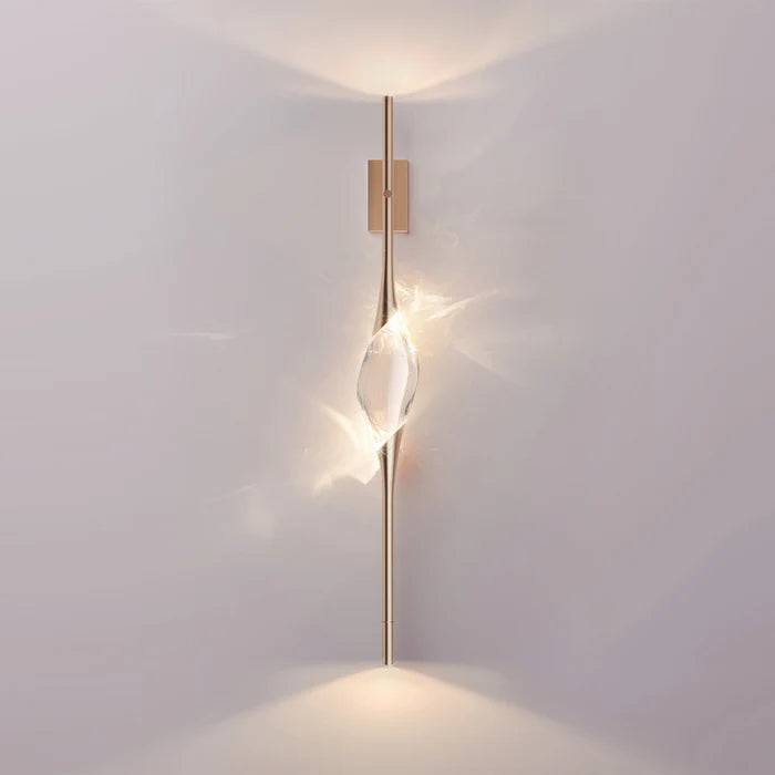 Pezzo Modern Designer Crystal Wall Sconce