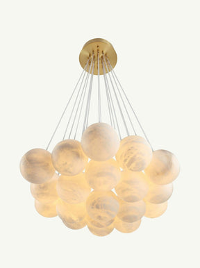 Aspen 19 Chandelier Alabaster - Merlin Lamps