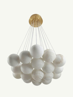 Aspen 19 Chandelier Alabaster - Merlin Lamps