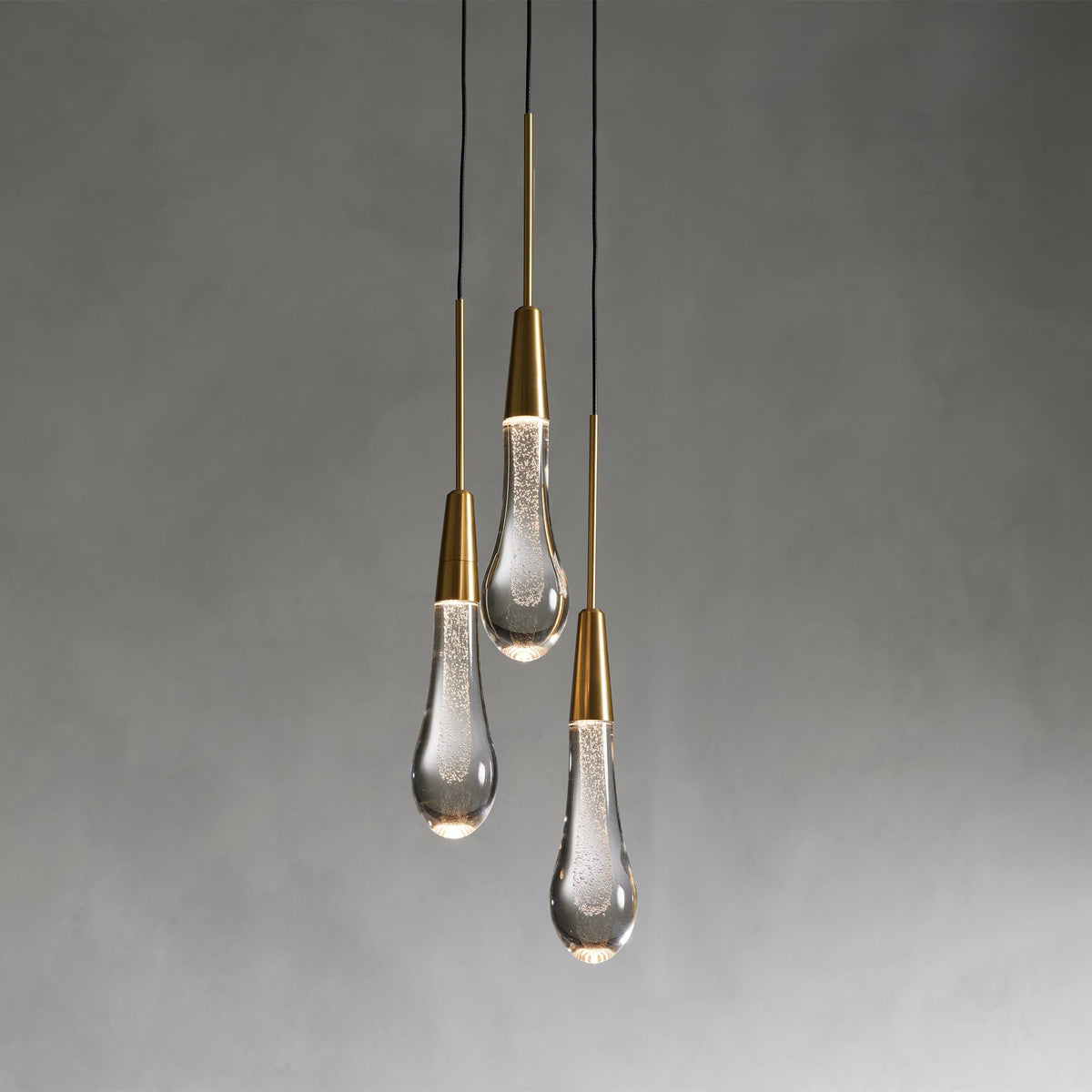 Soltaire Modern 3 Light Round Chandelier Lighting