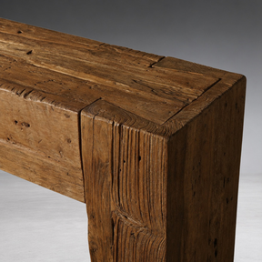 Reclaimed Teak Wood Console Table