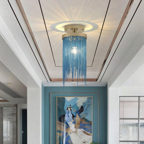 Aluminum Tassel Flushmount for House
