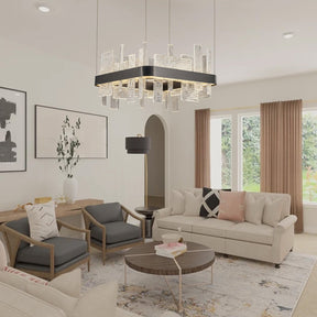 Lyra Glass Pendant Light 19.7"