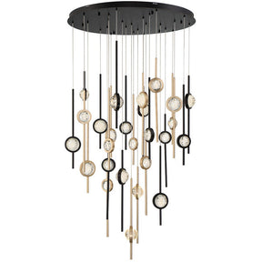 Velveton Seeded Glass Chandelier