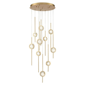 Velveton Seeded Glass Chandelier