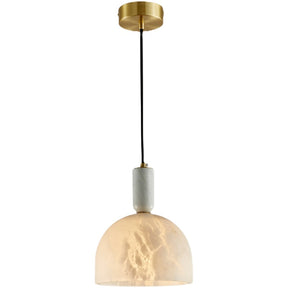 Oki Alabaster Bedside Pendant Light, Bedroom Pendant