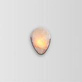 Sophia Contemporary Minimalist Alabaster Wall Sconce