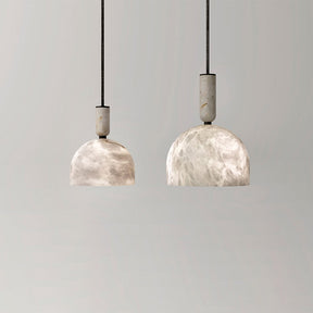 Oki Alabaster Bedside Pendant Light, Bedroom Pendant