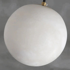 Alabaster Sphere Pendant Light, Modern Pendant Light