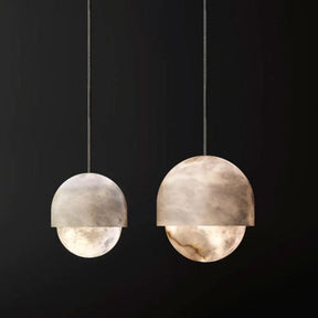 Merlin Ronan Modern Alabaster Mini Island Pendant Light