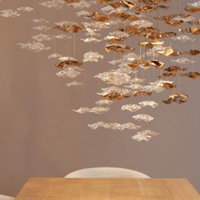 Coastal Sands Wave Glass Chandelier, Artisic Handmade Glass Chandelier chandeliers for dining room,chandeliers for stairways,chandeliers for foyer,chandeliers for bedrooms,chandeliers for kitchen,chandeliers for living room Kevinstudiolives   