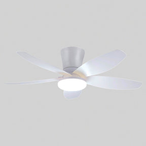Indoor/Outdoor Recessed Black Ceiling Fan Light