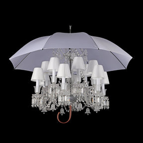 12 Lights Bacara Crystal Lighting with Umbrella