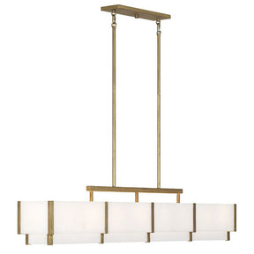 Coralline Alabaster Linear Chandelier