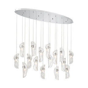 Flare Oval Multi Light Chandelier