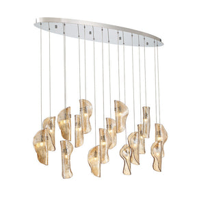 Flare Oval Multi Light Chandelier