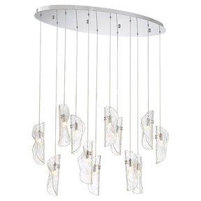 Flare Oval Multi Light Chandelier
