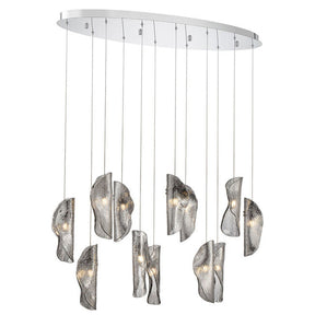 Flare Oval Multi Light Chandelier