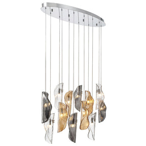 Flare Oval Multi Light Chandelier