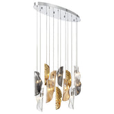 Flare Oval Multi Light Chandelier