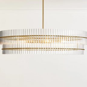 Molly Modern Glass Round Chandelier