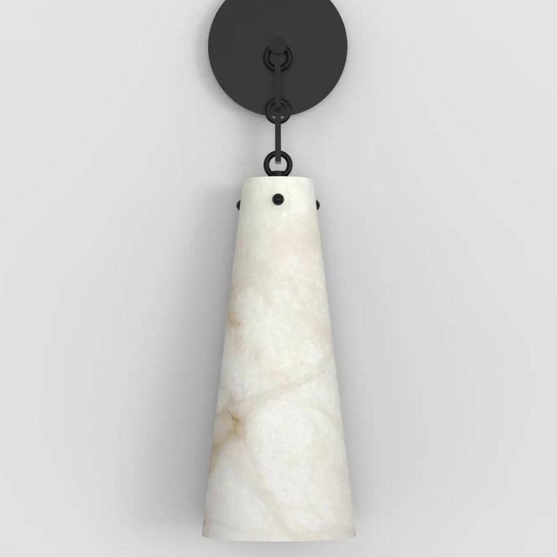 Contemporary Lucca Alabaster Wall Sconce For Kitchen Island, Bedroom