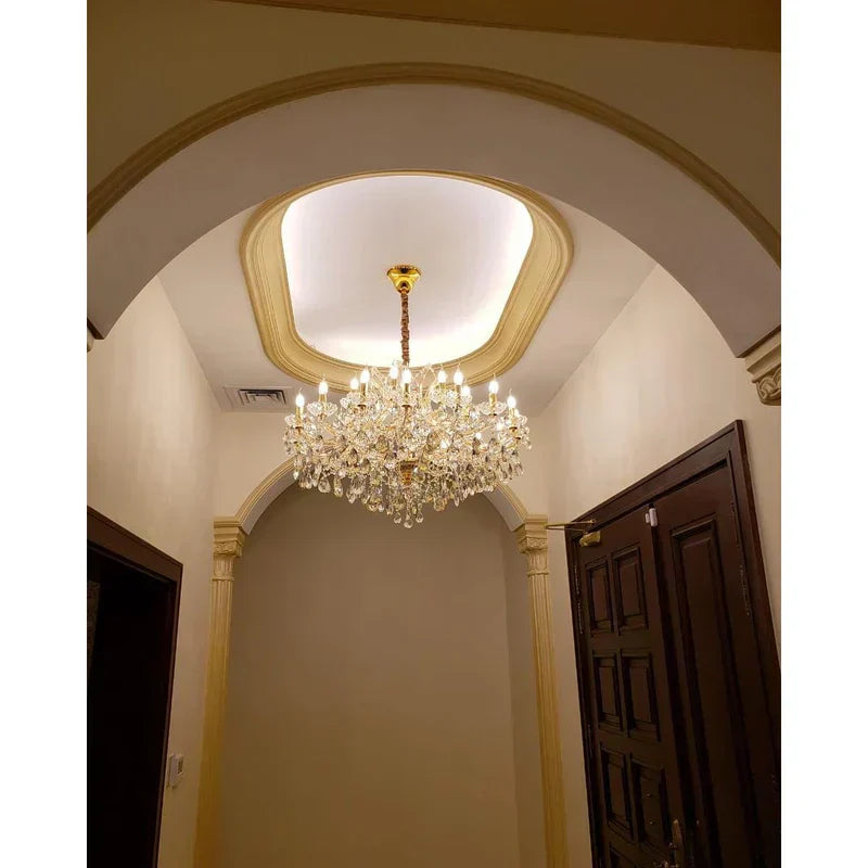 Allumage Extra Wide Classic Crystal Chandelier - Yovalighting