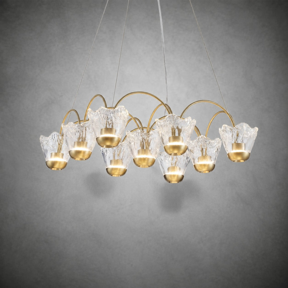 Petalia Modern Pendant Light L24"