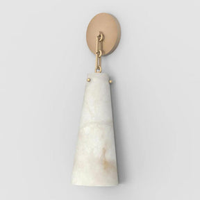 Contemporary Lucca Alabaster Wall Sconce For Kitchen Island, Bedroom