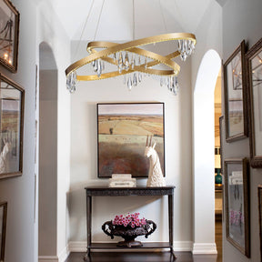 Orbit Crystal Ring Chandelier 31.5"