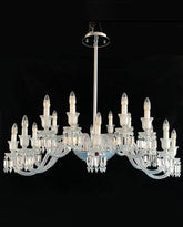 16 Lights Ellipse Bacara  Crystal Lighting Dining Room Chandelier