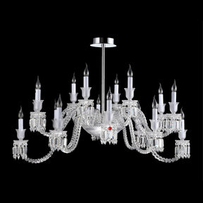 16 Lights Oval Bacara Crystal Lighting for Dining Room