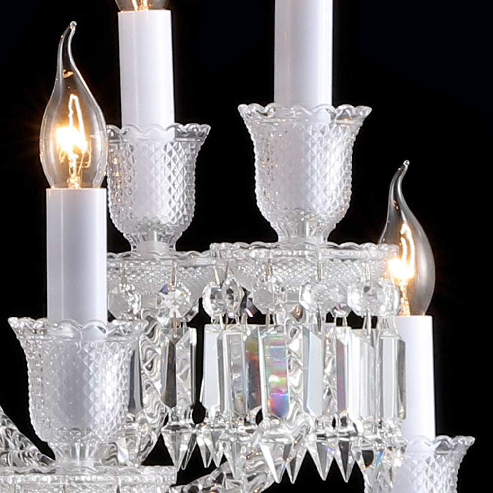16 Lights Oval Bacara Crystal Lighting for Dining Room