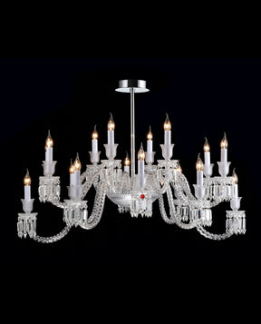 16 Lights Oval Bacara Crystal Lighting for Dining Room