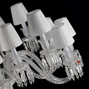 16 Lights Oval Bacara Lighting with Lampshades