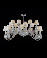 16 Lights Oval Bacara Lighting with Lampshades