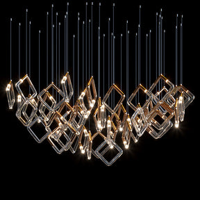 Arqelle Linear Tube Scatter Chandelier