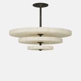 Ice Queen Alabaster Chandelier - Merlin Lamps