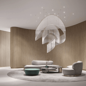 Rivella Cascade Fringe Crystal Chandelier