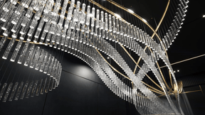 Rivella Cascade Fringe Crystal Chandelier