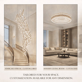 Pearl Curtain Customize Chandelier