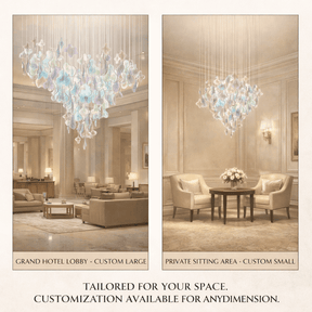 Galaxy Iris Iridescent Blossom Chandelier