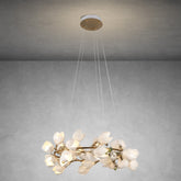 Lauro Ceramic Leaf Chandelier