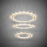 Aster Modern Foyer Large Ring Chandelier
