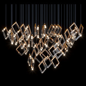 Arqelle Linear Tube Scatter Chandelier