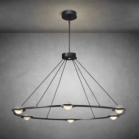 Planets Round Chandelier 60" LED Light