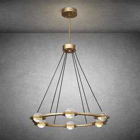 Planets Round Chandelier 48" LED Light
