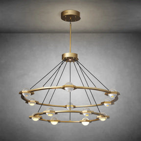 Planets 2-Tier Round Chandelier 48" LED Light