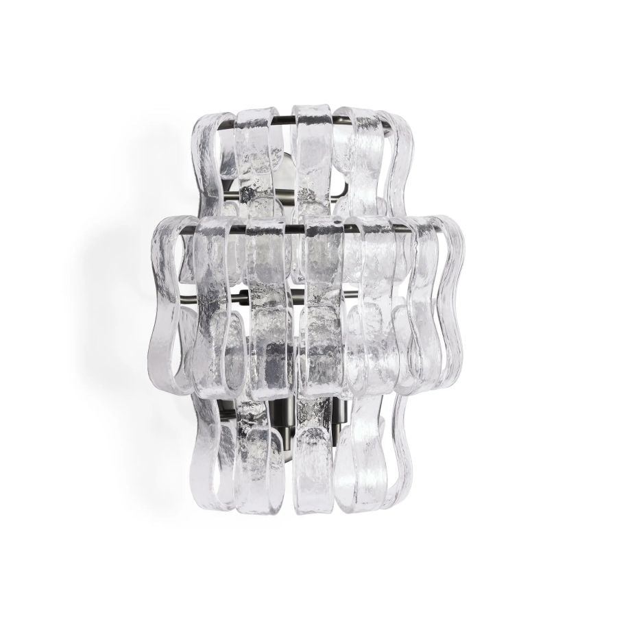 Ghiaccio Glass Wall Sconce