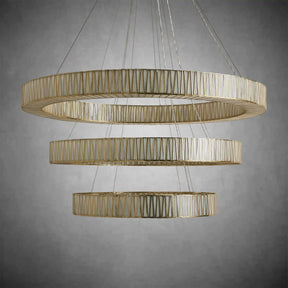 Junet 3-Tier Round Chandelier for Living Room